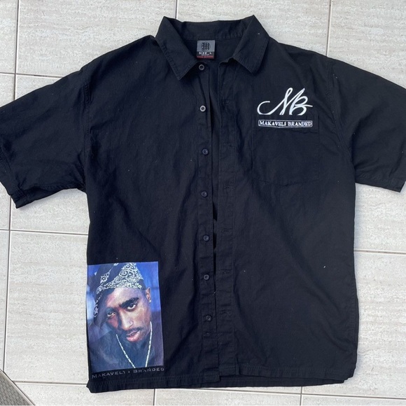 Black Graphic Jacket - Picture 4 of 8